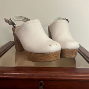 White clogs